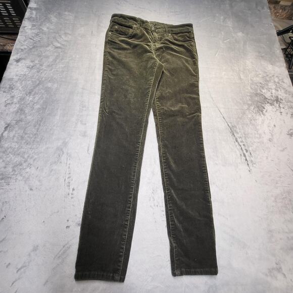 KUT from the Kloth Jeans Womens 6 Green Diana Skinny Corduroy Stretch 5 Pocket - Picture 1 of 11